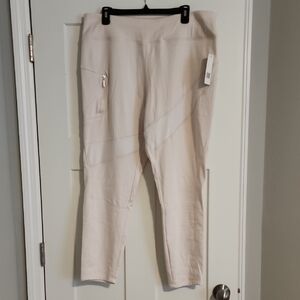 NWT Tahari Cream Leggings for Women